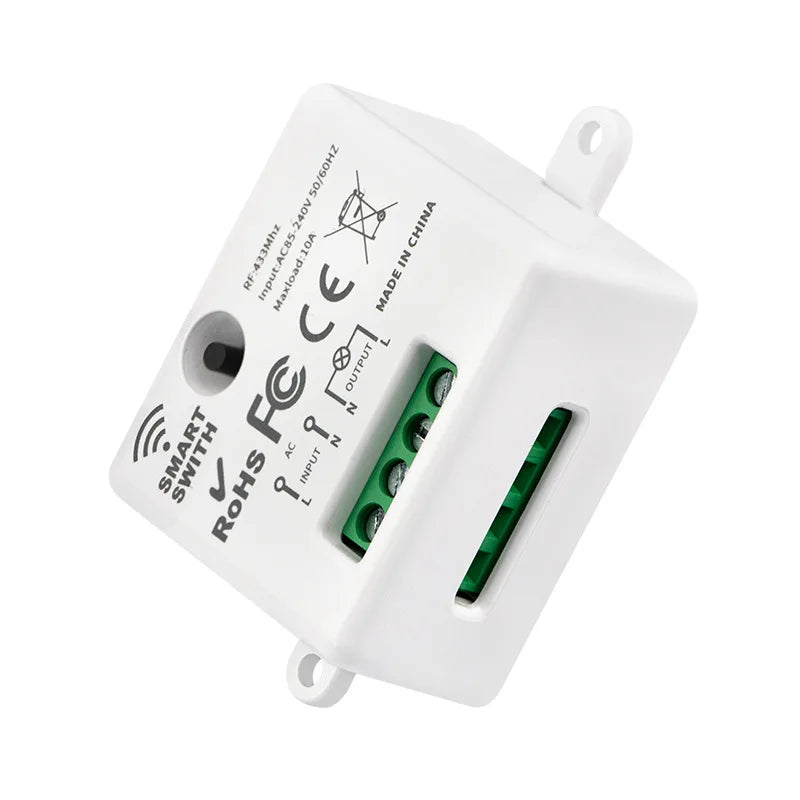 433Mhz Smart Furniture Remote Control Single-way Wireless Remote Control Switch Small Volume Control  for Home Led Light Lamp