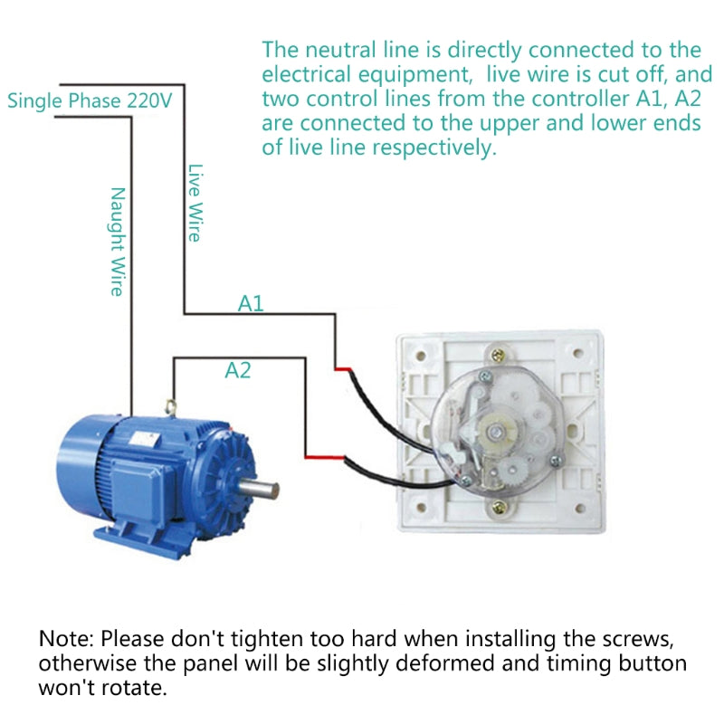 Controller Mechanical Timer Switch AC 220V 30/60/120 Min Intelligent Timer Drop Shipping