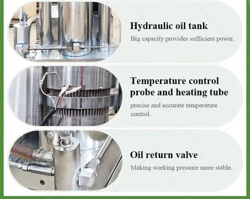 Customized Commercial Hydraulic Oil Press Machine Avocado Oil Extractor Easy Operation High Efficiency Sale