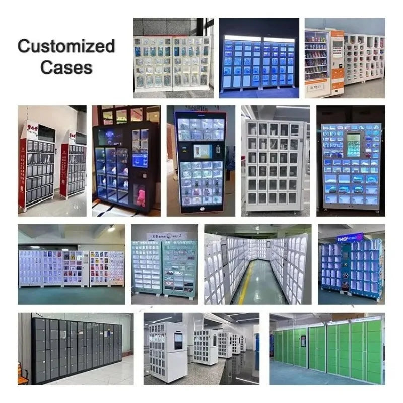 Custom Flexible Deployment Gym Vending Machine 30-grid Visual Smart Locker Vending Machine for Small Items