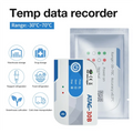 SUNRI-High Precision TEMP Recorder Mini USB Bluetooth Temperature Data Logger Internal Sensor 65000 Points For Cold Chain