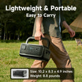 Outdoor Energy Storage LiFePO4 Power Station 140W PD Fast Charging UPS Battery For Home Emergency Camping Travel