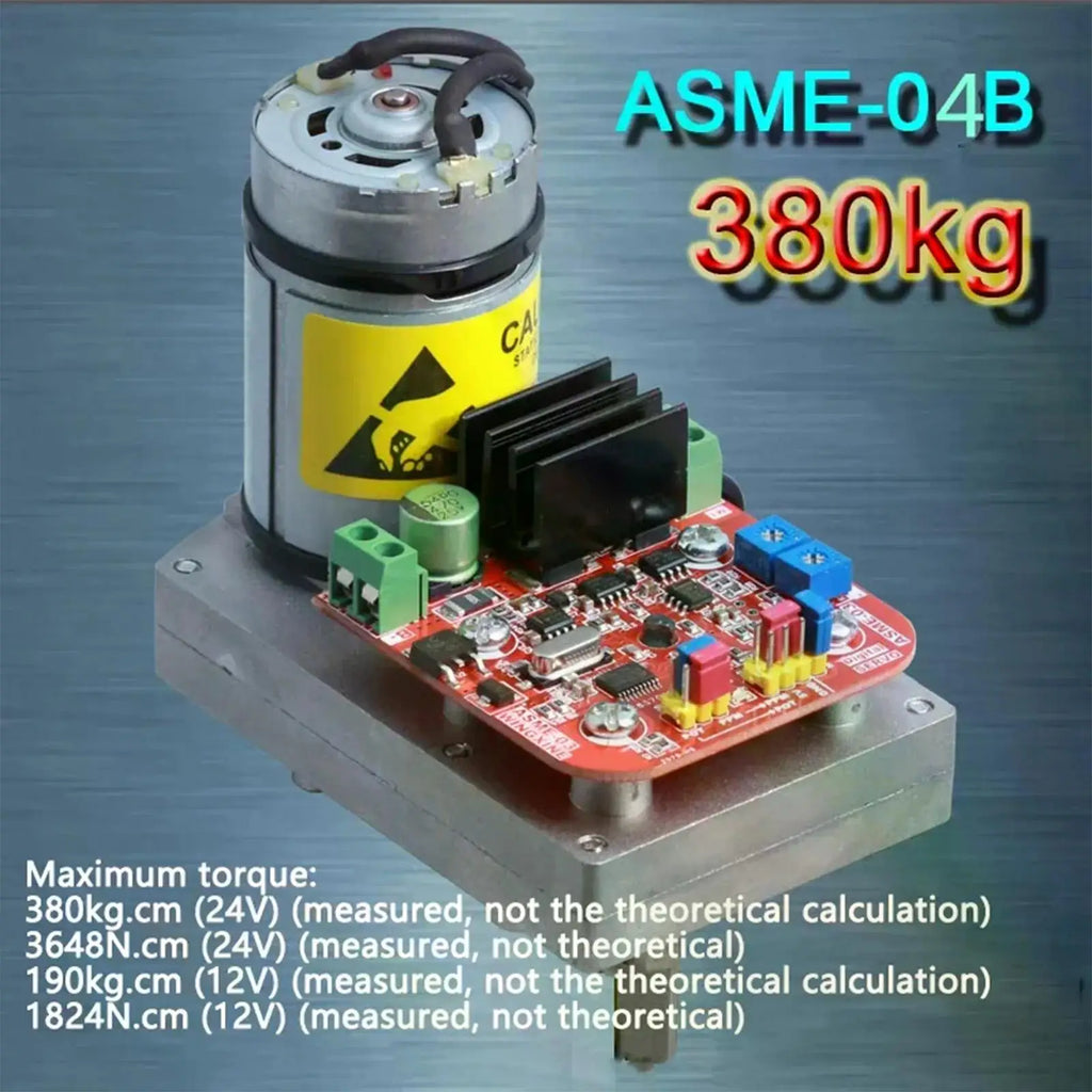 ASME-05B High-Power High-Torque Servo Motor  (ASME-04B Upgraded)  380Kg.cm DC 12-24V Large Robotic Manipulator For RC Robot