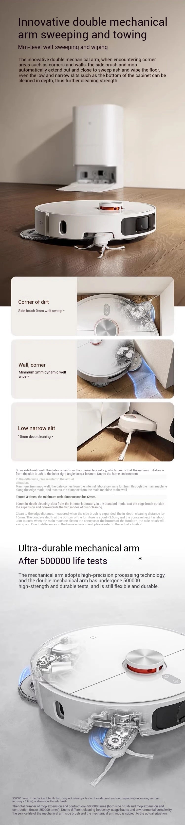 XIAOMI MIJIA M40 Robot Vacuum Cleaner,High-Precision Obstacle Avoidance,12Kpa Suction,Intelligent Mop Lift,LDS laser navigation