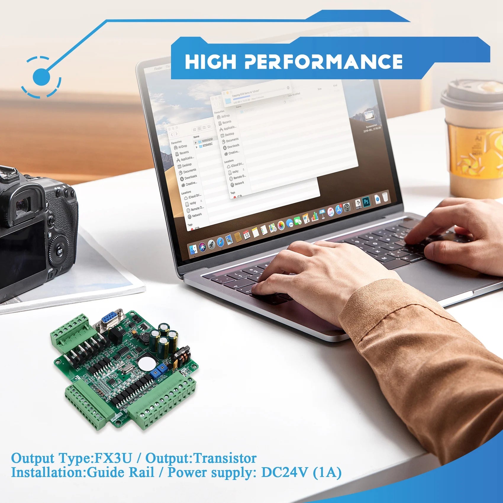 A36T-High Speed With Analog Programmable Controller PLC Industrial Board