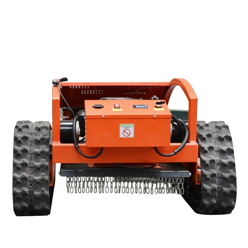 Multi-Functional Cordless Remote Control Lawn Mower Robot for Lawn Mower Factory Lawn Weed Cutting Customized