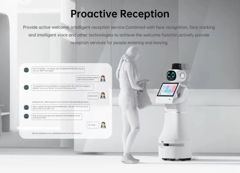 Customized Intelligent Auto Robot - Commercial Welcome Reception Service for Shopping Mall