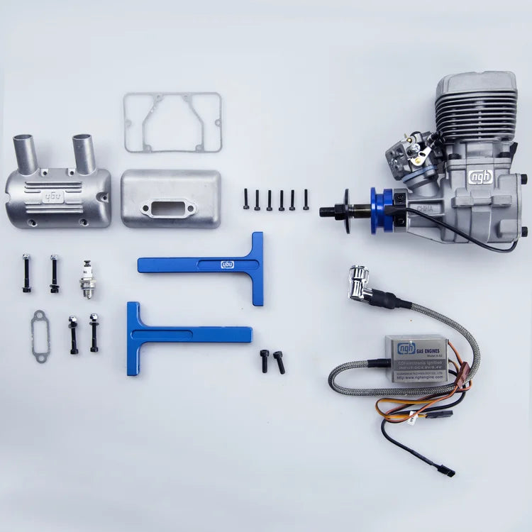NGH GT35 & GT35B 35cc 2-Stroke Gas Engine Twin Model Gas Power for RC Aircraft