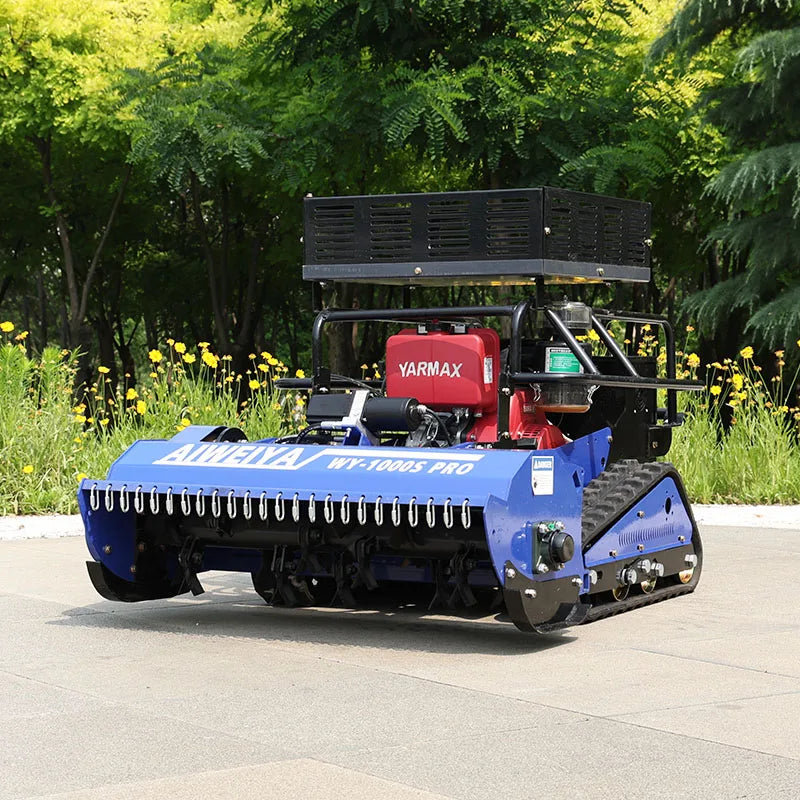Customized CE Certified Lawn Mower Household Robot Lawn Mower,Crawler RC 4-Stroke Lawn Trimming Equipment