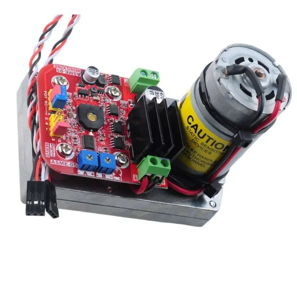 ASME-05B High-Power High-Torque Servo Motor  (ASME-04B Upgraded)  380Kg.cm DC 12-24V Large Robotic Manipulator For RC Robot