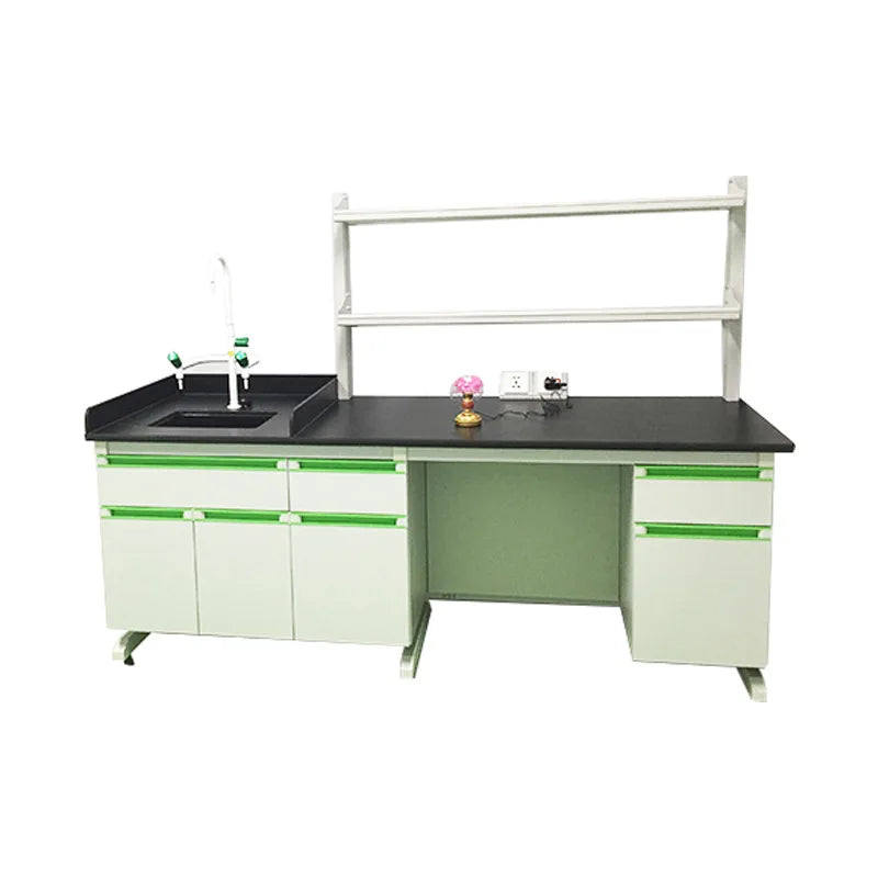 All-steel experimental table Laboratory workbench Chemical physics operation bench Mouth frame Laboratory test bench experiment
