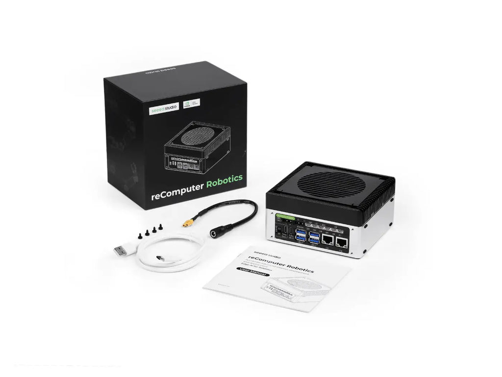 Robot Intelligent Edge AI Computer with NVIDIA Jetson Orin NX Super 16GB 157TOPS reComputer Robotics J4012 ,USB,Ethernet,CSI,CAN