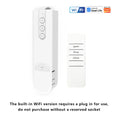 Built-in WiFi Smart DIY Motorized Chain curtain motor （plug-in model），APP/voice/remote timer settings (without gateway）