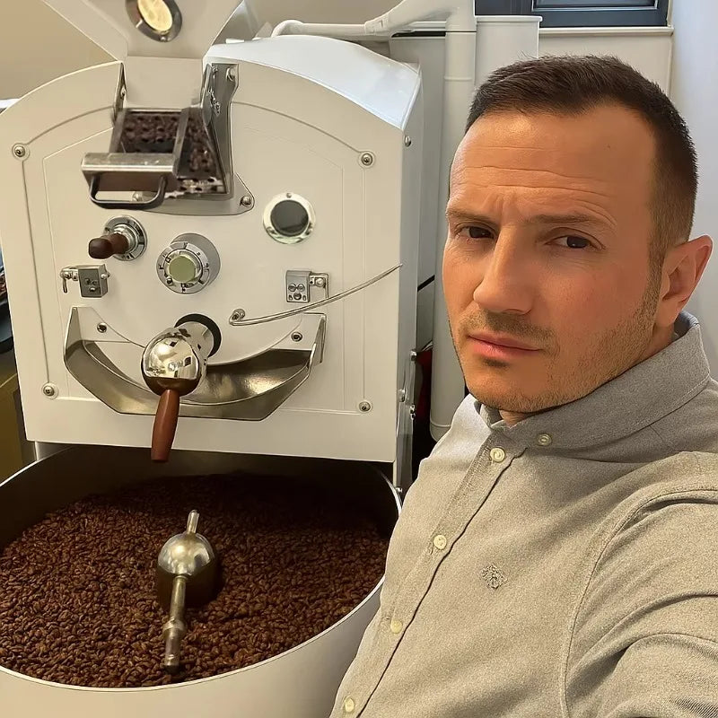 60kg Commercial Coffee Roaster High Speed Cooling Function FL Model Customized For Specialty Coffee Bean Processing Factory