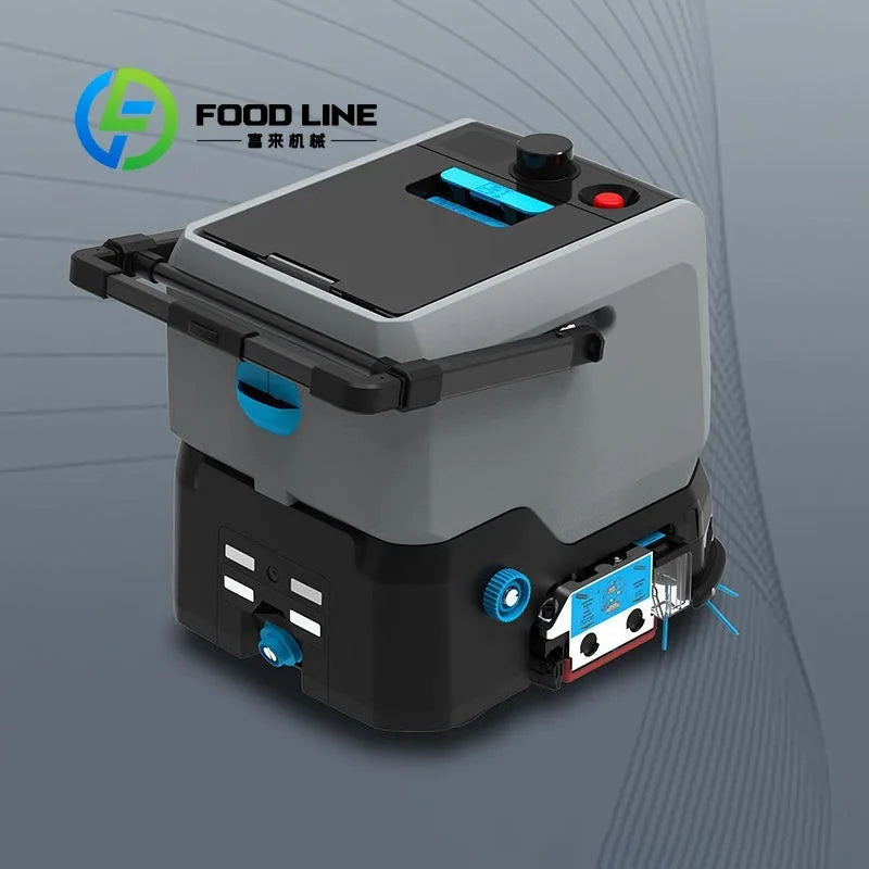 Intelligent Unmanned Scrubbing Robot with HEPA Filter & Replaceable Brushes 3-in-1 Cleaning App-Controlled for Commercial Floors