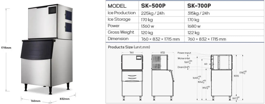 Customized Factory Commercial Ice Making Machine for Business