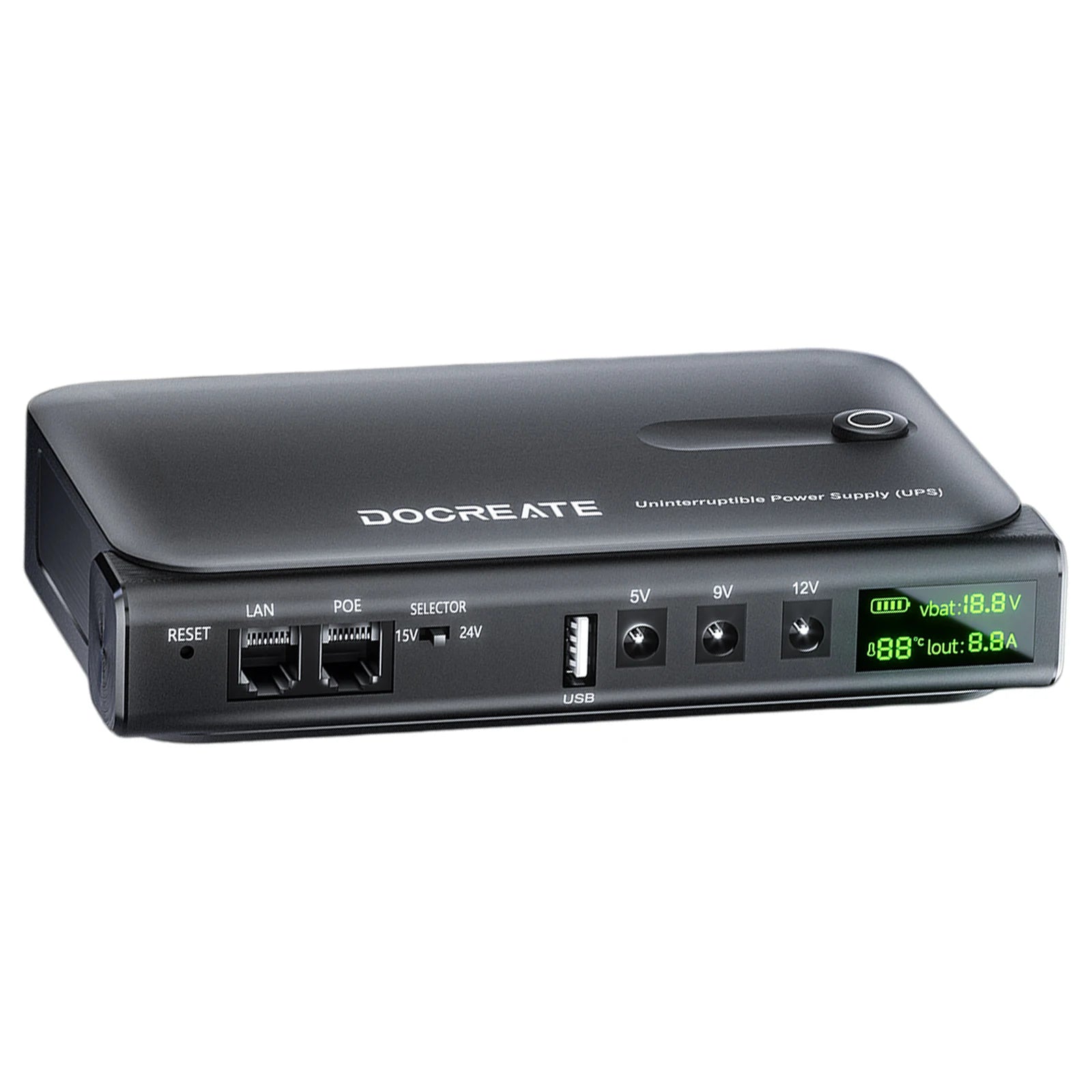 UPS Uninterruptible Power Without Battery UPS Backup Battery Power Supply Supports 5V/9V/12V for Router/Modem/ Camera