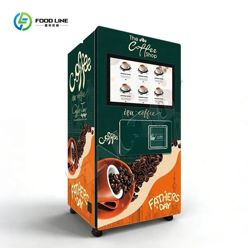 Fully Automatic Commercial Unmanned Self-Service Capsule Coffee Machine Hot Drink with SDK Function