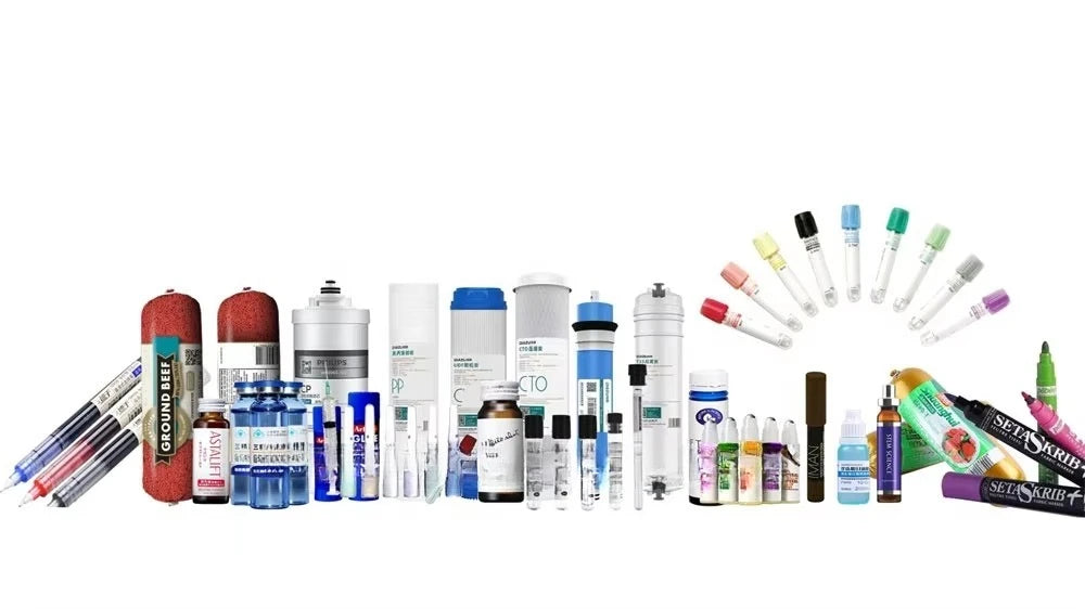 Automatic Tube Labeling Machine Tube Labeler Tube Label Applicator with Feeder and Printer