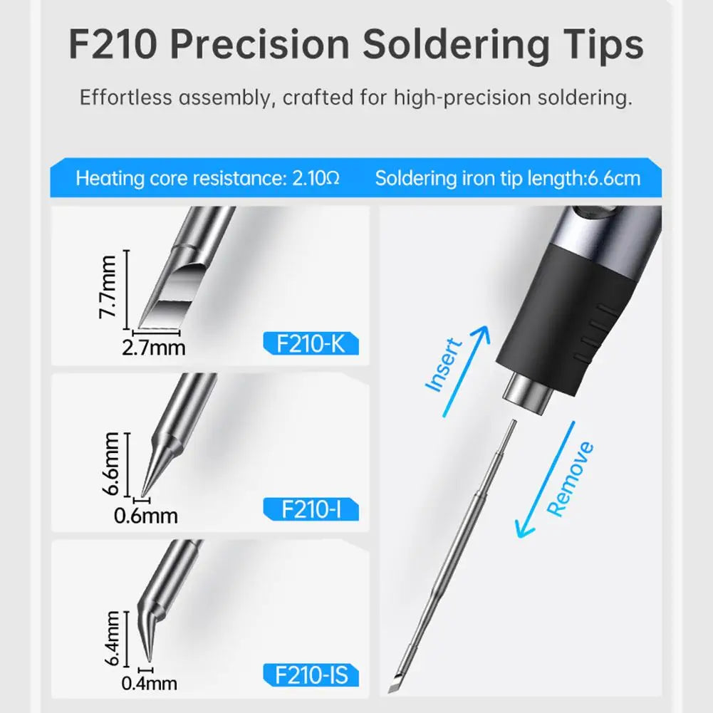 For FNIRSI HS-03 Wireless Electronic Maintenance Pen  Smart Thermal Tool With Auto Sleep Rechargeable TypeC Interfac