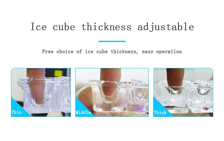Commercial Ice Cube Machine 500kg Customized Good Price Catering Equipment Ice Maker Factory Wholesale High Efficiency Low Noise