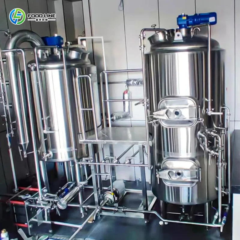 Custom High-Efficiency Electric Beer Brewing Bottling Packaging Integrated Equipment