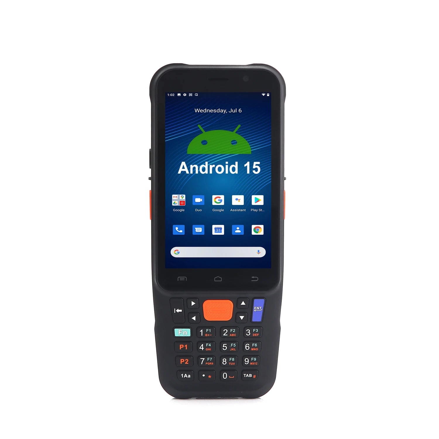 Android 15 2D Barcode Scanner MTK6769 5050mAh Battery Handheld Scanner 4GB+64GB Rugged PDA Handheld Computer 4G
