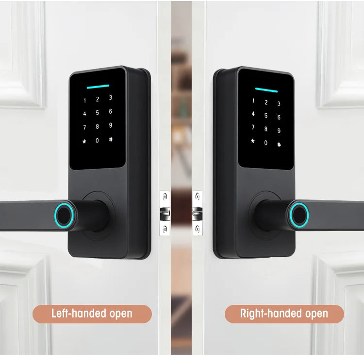 Smart Door Lock System Fingerprint And Keyless Digital WiFi Biometric Lock Secure Your Home Or Office