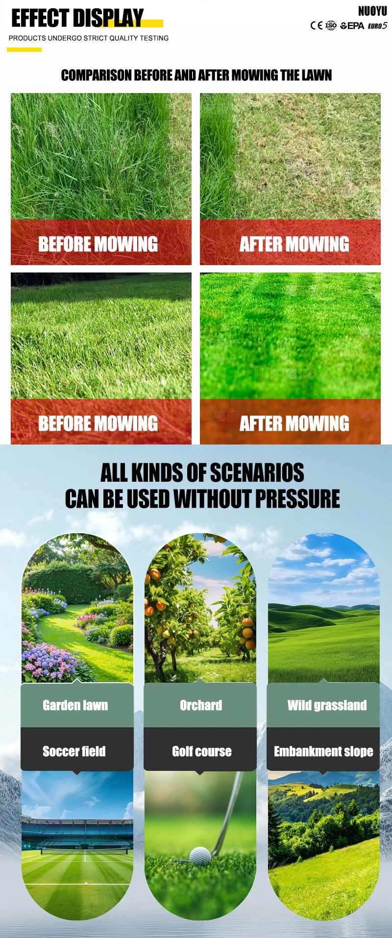 Customized CE Certified Lawn Mower Household Robot Lawn Mower,Crawler RC 4-Stroke Lawn Trimming Equipment