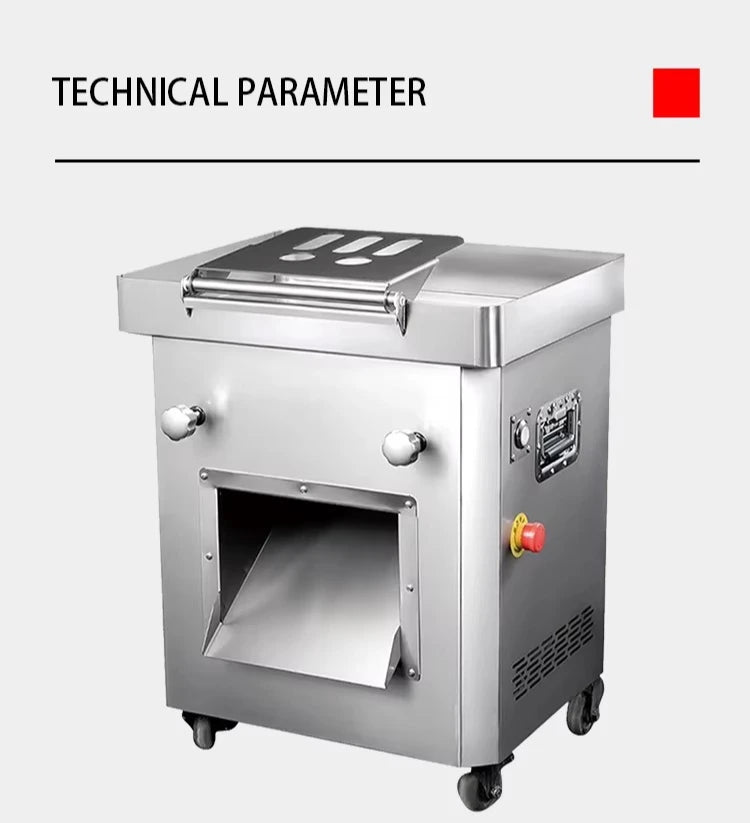 Customized Commercial Fully Automatic High-Efficiency Meat Cutter Machine for Meat Processing Plants with Core Motor Component