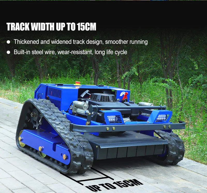 Customized Remote Control Lawn Mower Intelligent Mowing Robot Self-propelled High Horsepower All Terrain