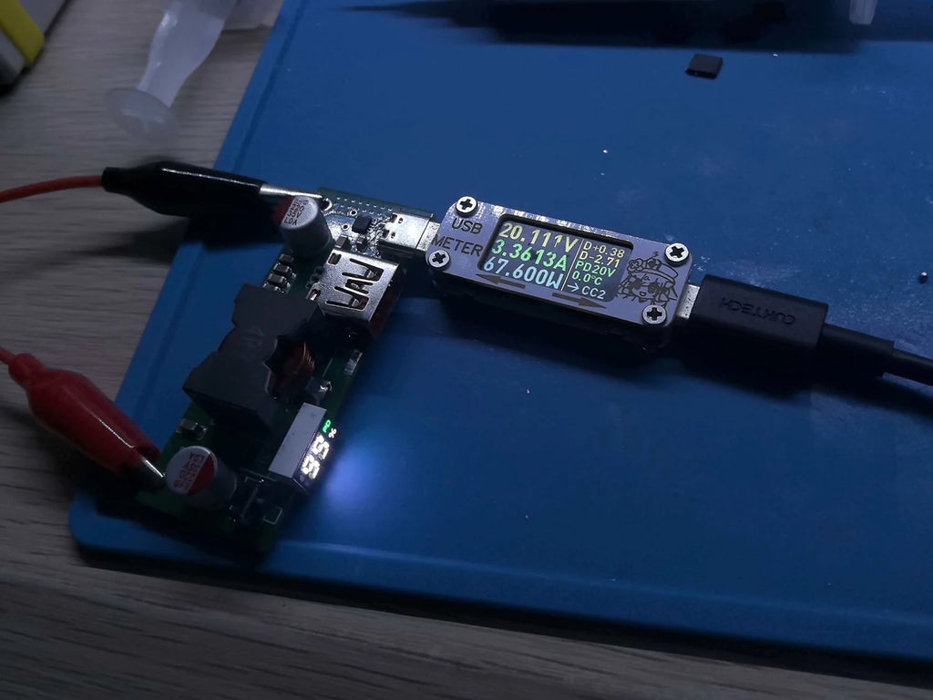 PD3.1 100W Bidirectional Fast Charger Power Bank Board Boost Buck 2S 3S 4S 5S 6S Battery Charging Discharging Li Ion Lifepo4 BMS