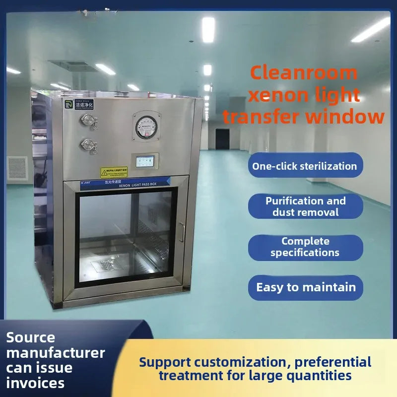 Laboratory Dust-free Workshop Decoration Transfer Cabinet, Rapid Sterilization Light Transfer Window