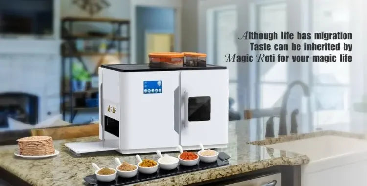 Automatic Roti Robot Machine, Electric Food Processor for Chapati, Tortilla and Rotti