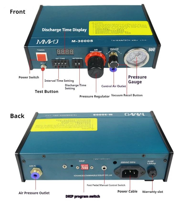 Automatic Glue Epoxy Resin Dispenser Solder Paste Liquid Controller Dosing Machine