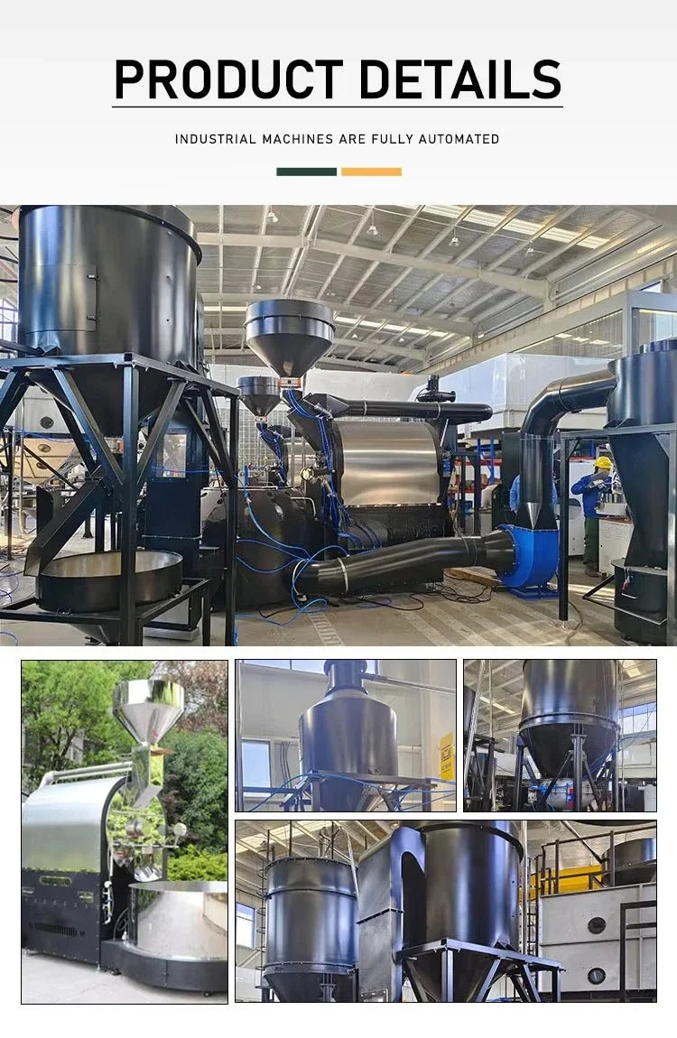 High Capacity 30kg Industrial Roaster for Commercial Coffee Plants Large Roasteries and Distribution Centers