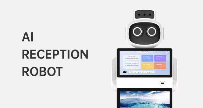 Customized Commercial Reception Smart Robot - New Big Screen AI Intelligent Humanoid Welcome Service Robot
