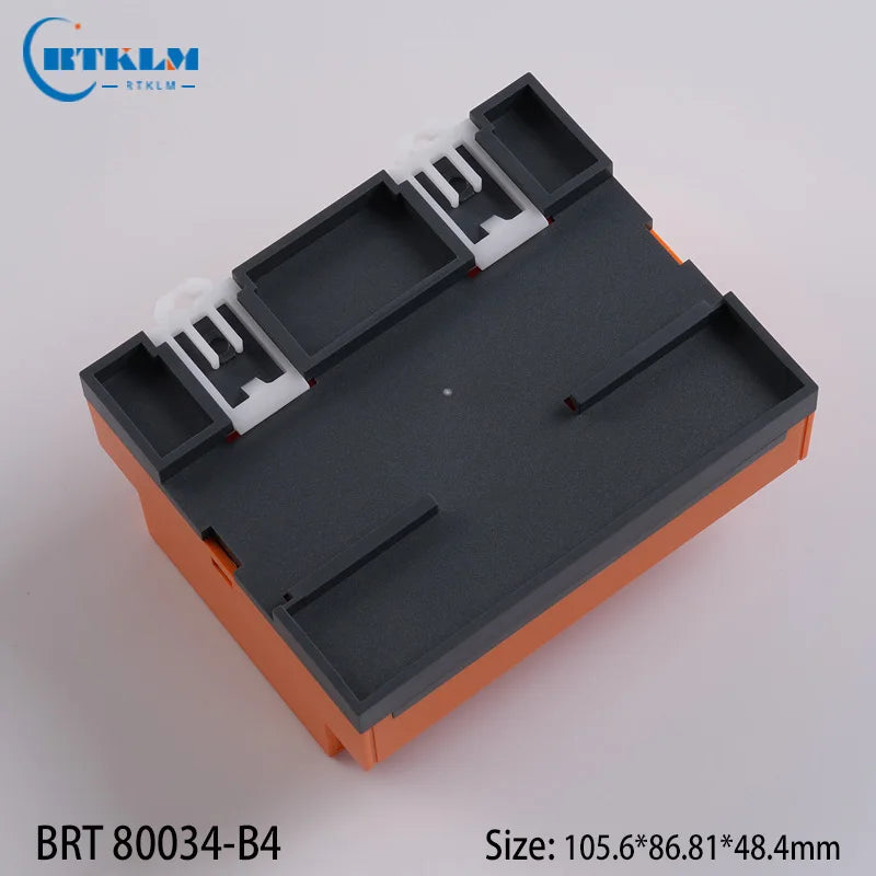 New Arrival ABS Smart Home Plastic Controller Enclosure PLC Electronics Plastic Sensor Enclosure Din rail box 105.6*86.81*48.4mm