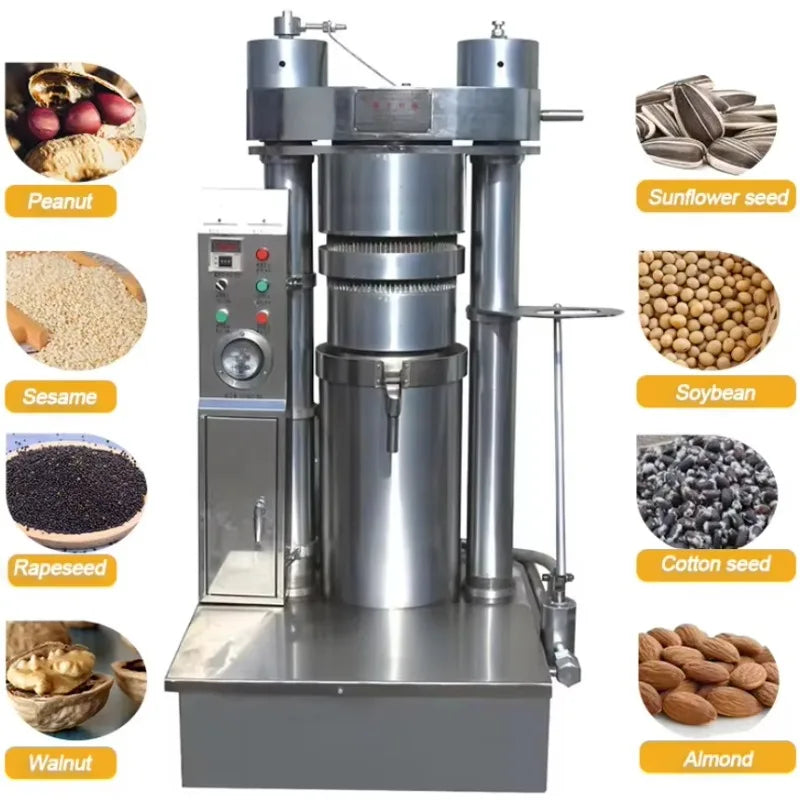 Customized Commercial Hydraulic Oil Press Machine Avocado Oil Extractor Easy Operation High Efficiency Sale