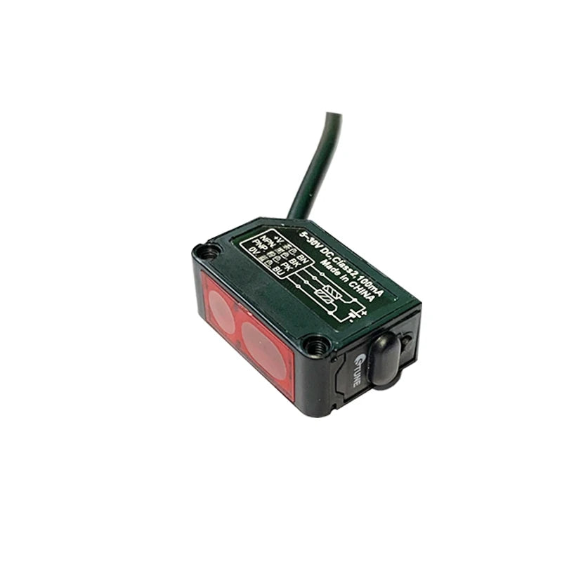 Small Laser Diffuse Reflection Photoelectric Switch PZ-D41 PZ-D42 Small Size Square Retro-reflective Sensor 5V12V24V