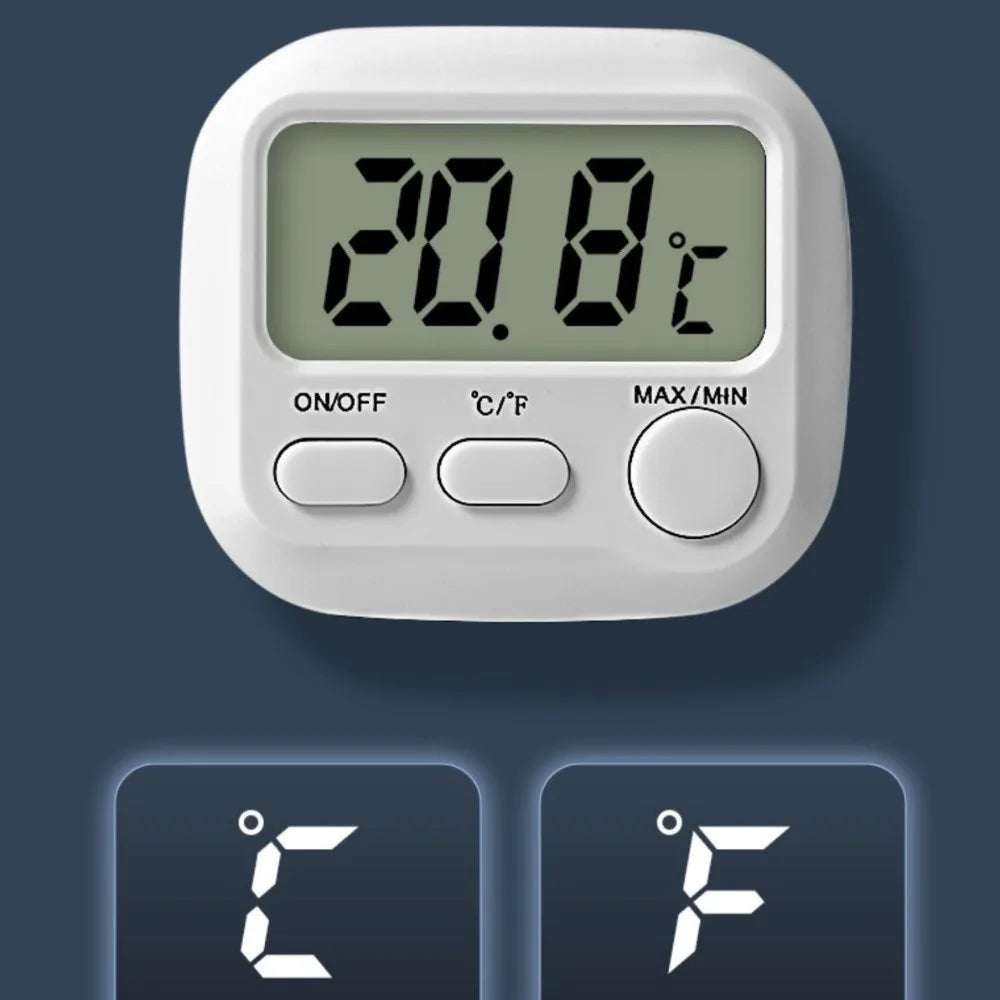 Precision Sensor Digital Thermometer High Accuracy Dual Unit Switching Temperature Gauge LCD Digital Display Measuring Tool