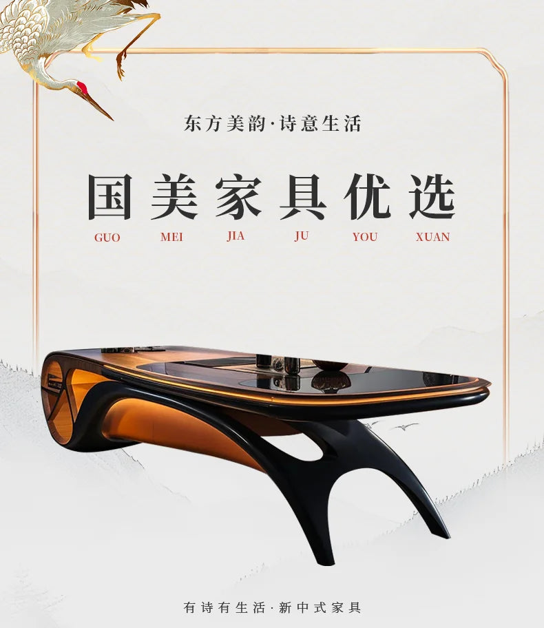 Elegant and creative curved executive desk room offices office desks and workstations Computer desk Room desks writing table