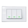 Milfra Smart Wifi Switch IT KR Standard Wireless Home Wall Button Switches 1/2/3 Gang Tuya Smart Life App Voice Control by Alexa