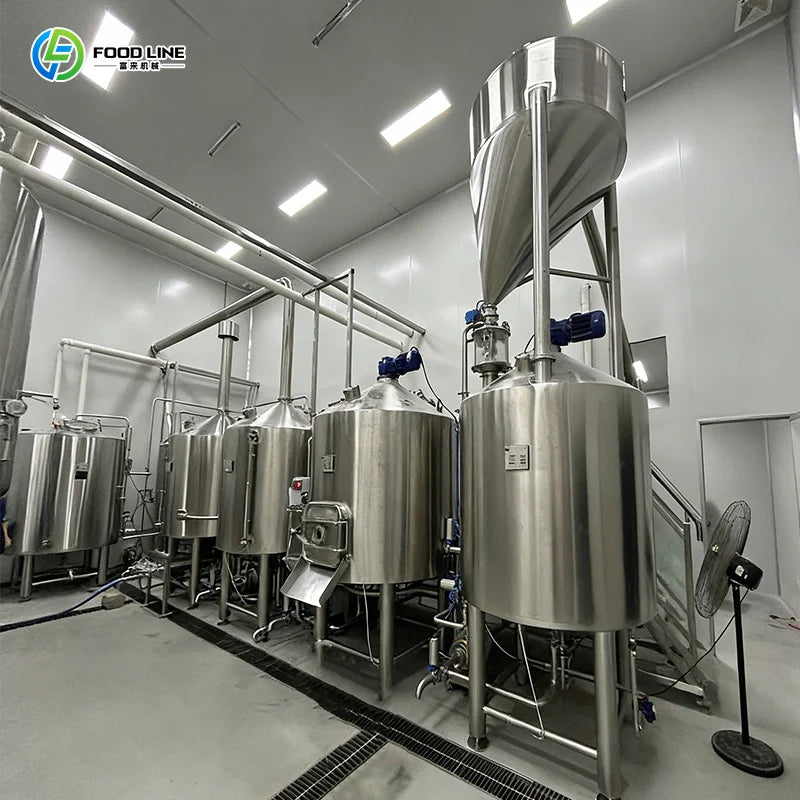 Custom Heavy-Duty Commercial Beer Making Fermenting Filtering Production Equipment