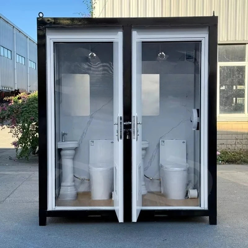 Hot Sell Easy Assembly Portable Toilette Mobile Toilet WC For Commercial Purpose Customized Durable