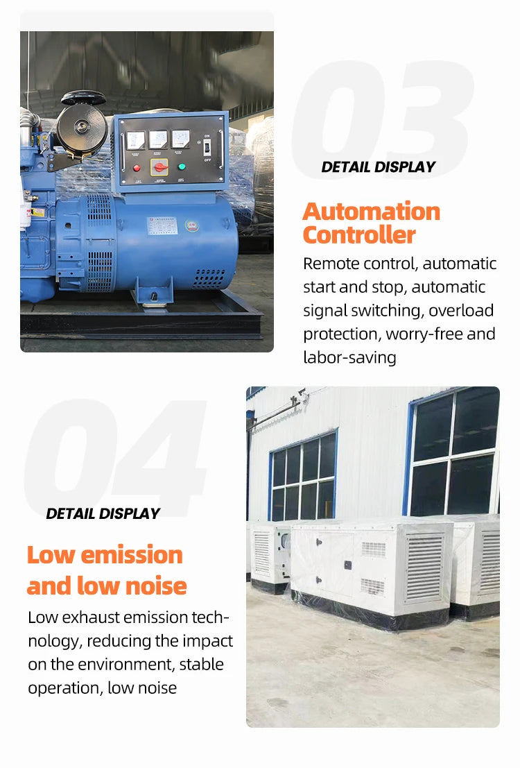 80kw Genset 100kva 200kva Generator Set 300kw 500kva 800kva Open Silent Type Diesel Generator Set Engine Manufacturer in China