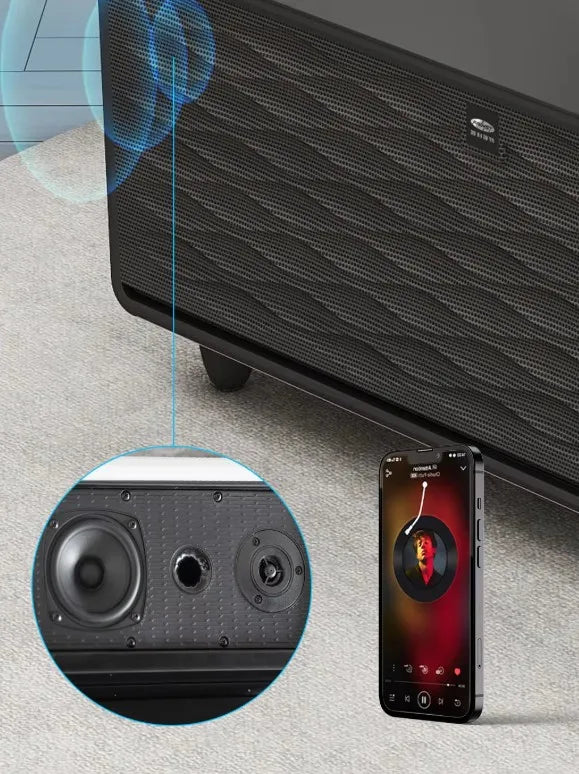 Smart coffee table refrigerator with wireless charging multi-function furniture automatic defrosting
