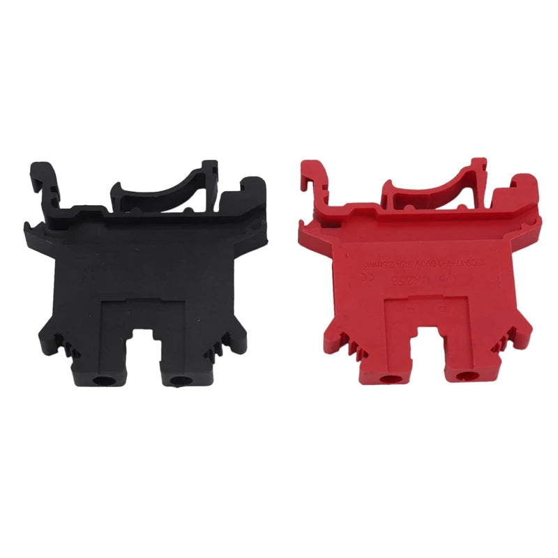 3X DIN Rail Terminal Blocks Kit Terminal+Ground Blocks+Aluminum Rail+End Brackets+End Covers+Jumpers Kits