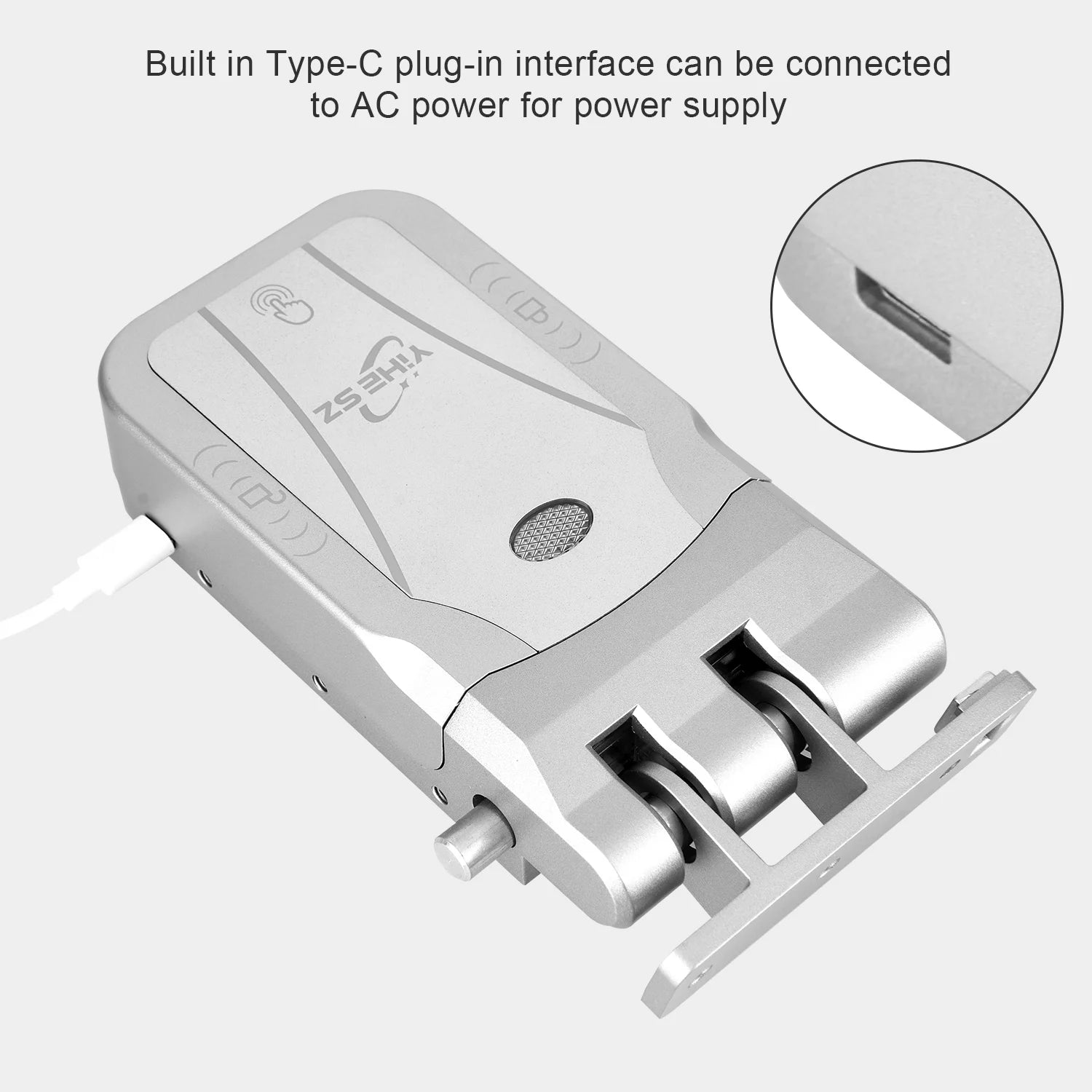 YiHESZ Tuya Smart Door Lock Digital Electronic Remote Control Security Protection Support Smart Home Invisible Induction Lock