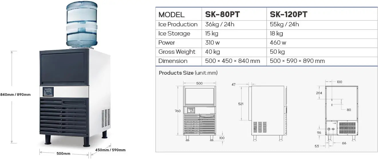Customized Factory Commercial Ice Making Machine for Business